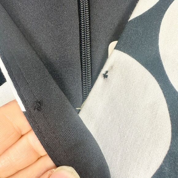 Nue By Shani Sheath Dress Size 16 NWT Circle Print Shaping Body Architecture - Picture 5 of 8